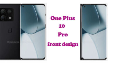 front design of the OnePlus 10 Pro has been revealed