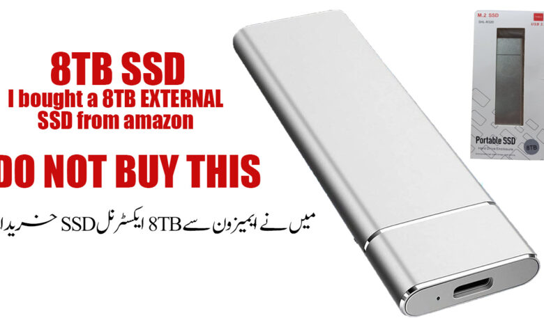I bought a 8TB EXTERNAL SSD from amazon the scam still continues DO NOT BUY THIS