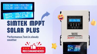 Simtek MPPT Plus Performance Test in cloudy weather