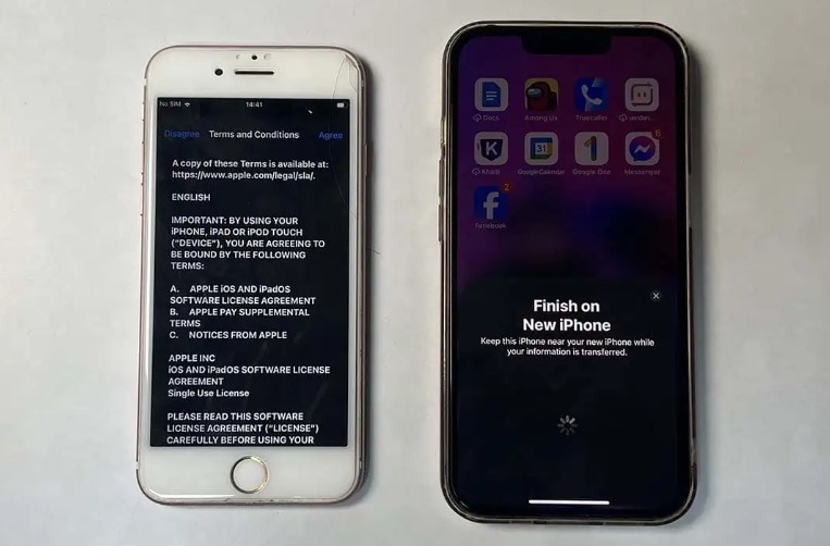 Transfer Data from iPhone to iPhone Without iCloud 4g Packages